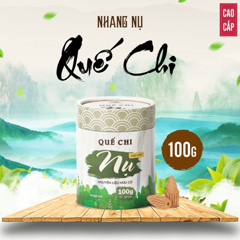 Nhang Nụ Quế Chi cao cấp thuần khiết thiên nhiên - xông nhà - tẩy uế