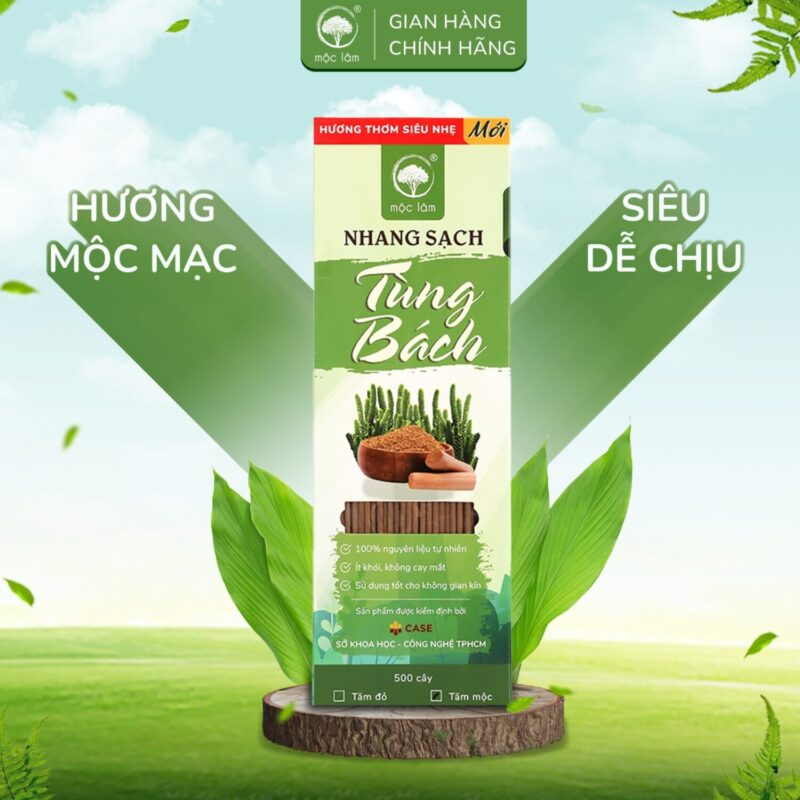 Nhang Thơm Tùng Bách - mùi hương tự nhiên siêu dễ chịu, ít khói không cay mắt