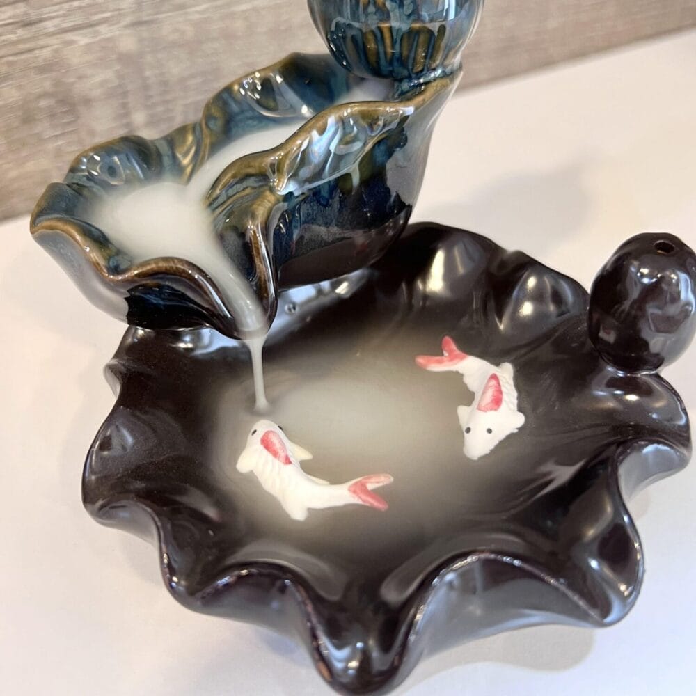 Thác khói trầm hương mini, xông nhà, decor trang trí