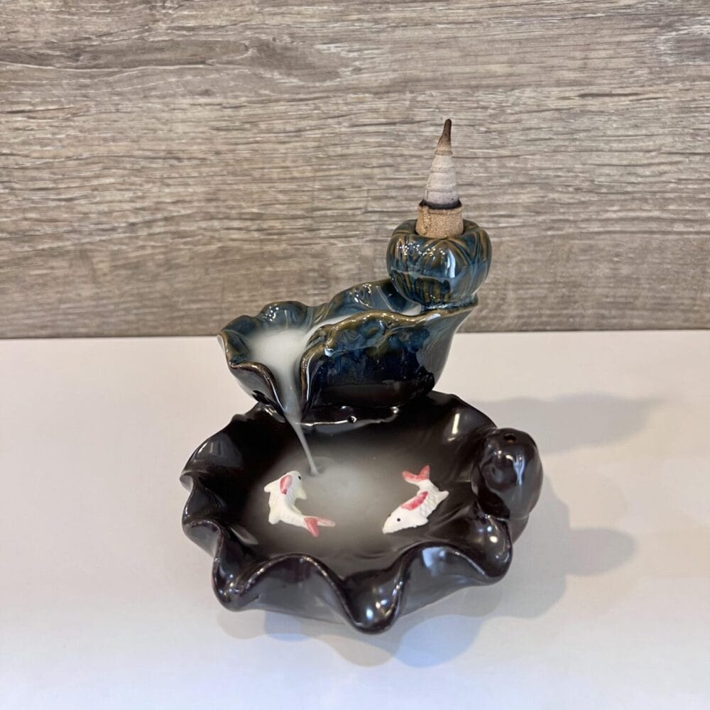Thác khói trầm hương mini, xông nhà, decor trang trí