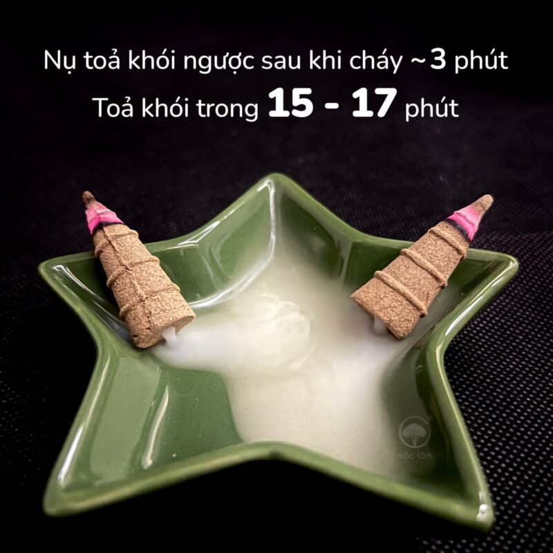 Nụ trầm khói ngược dùng được cho thác khói trầm hương