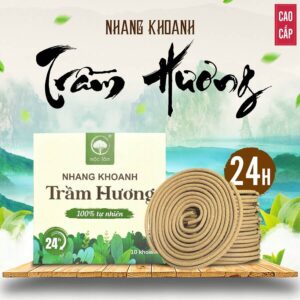 Nhang Khoanh Trầm Hương 24 giờ cao cấp Mộc Lâm