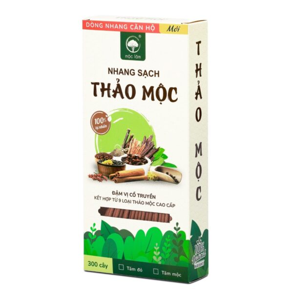 Nhang thảo mộc ít khói, cao cấp, kết hợp từ 9 loại thảo dược tự nhiên - không hóa chất.