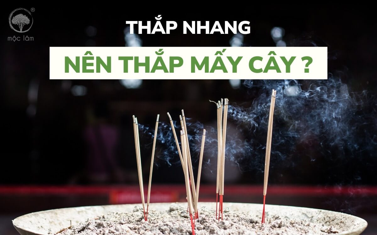 THẮP NHANG NÊN THẮP MẤY CÂY?