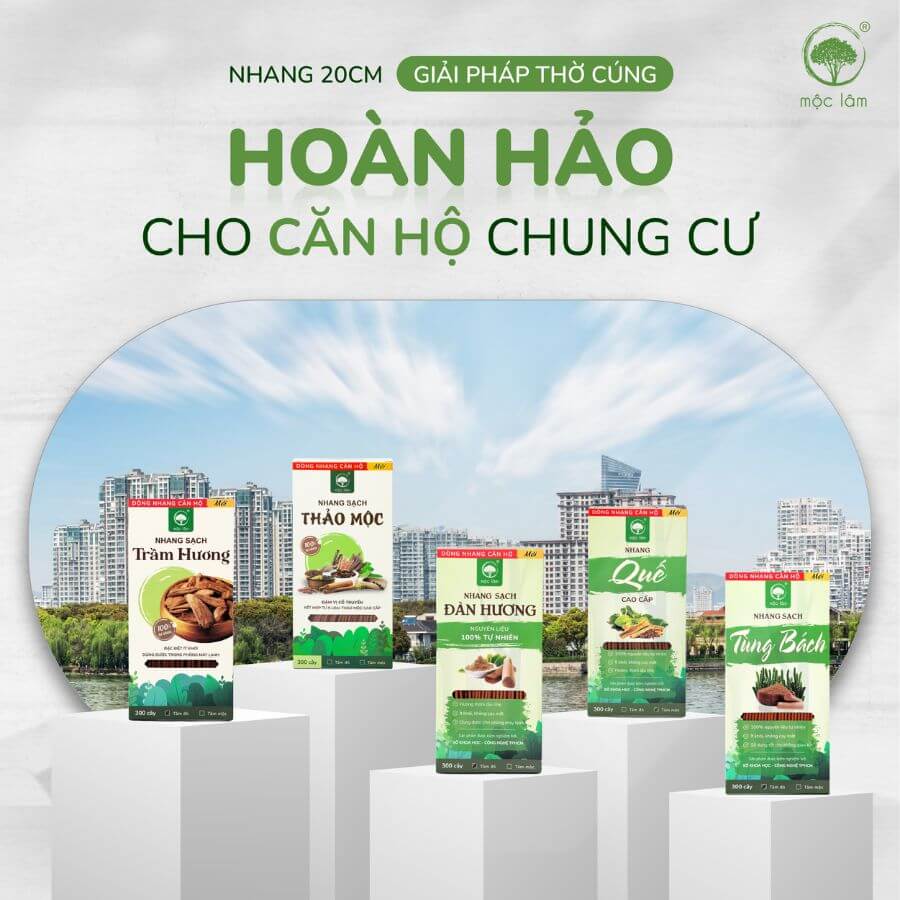 nhang 20cm danh cho can ho chung cu