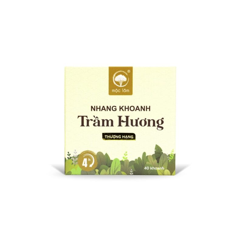 Trầm Khoanh 4 giờ Mộc Lâm được làm từ Trầm Hương tự nhiên, không pha tinh dầu, không hóa chất – thơm sâu, nhẹ khói và bền mùi.
