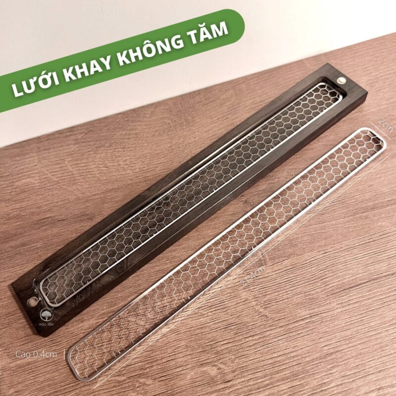 Tấm lót chống cháy Inox cho hộp đốt trầm không tăm thay thế tấm lót cacbon thông thường, Inox chất lượng cao - sang trọng