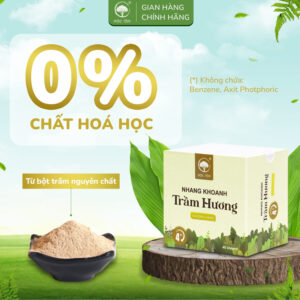 Trầm Khoanh 4 giờ Mộc Lâm được làm từ Trầm Hương tự nhiên, không pha tinh dầu, không hóa chất – thơm sâu, nhẹ khói và bền mùi.