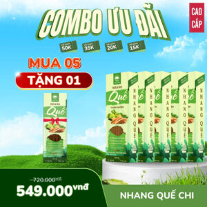 Nhang Quế Chi cao cấp Mộc Lâm, ưu đãi mua 5 tặng 1 cực hời
