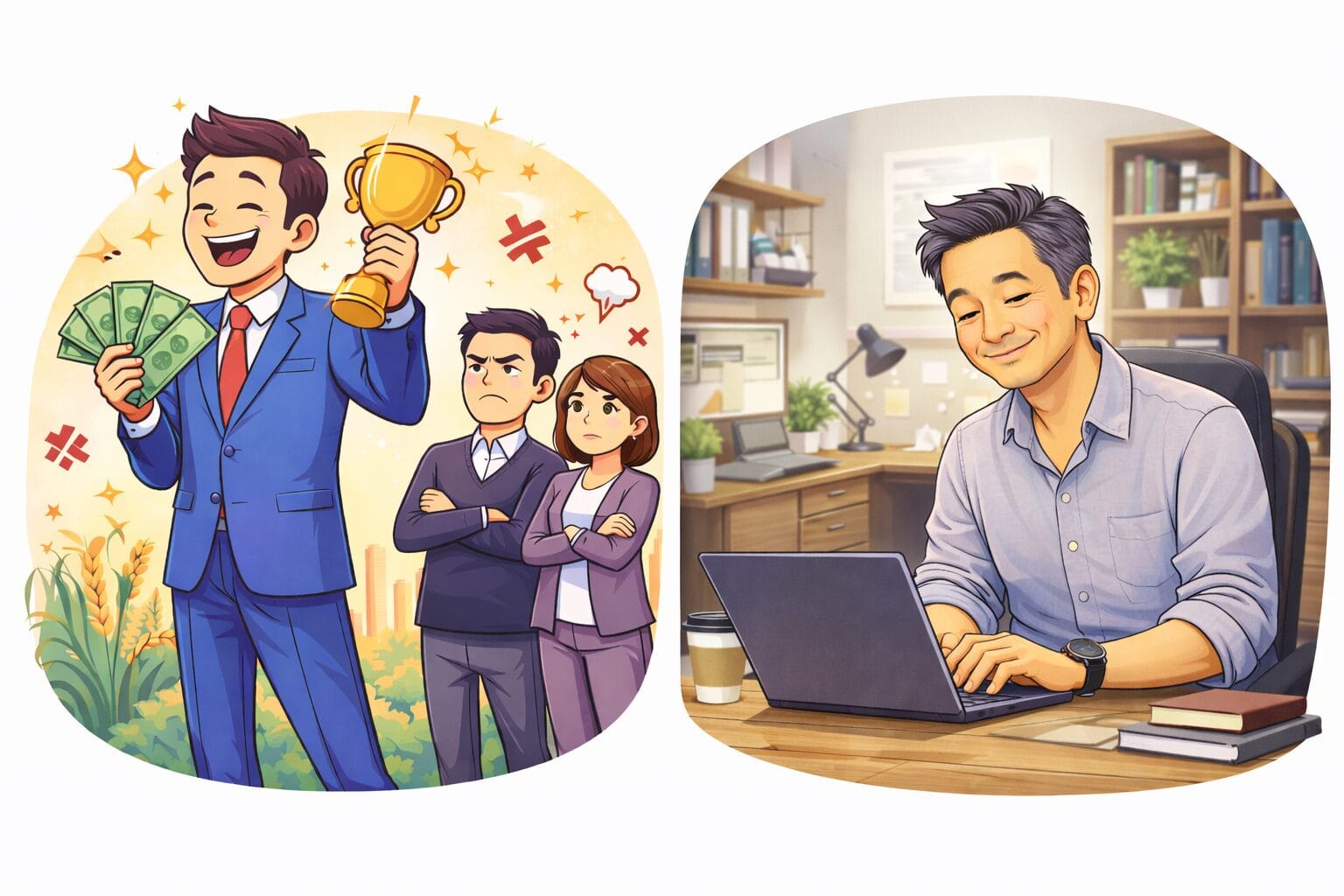 Người mới thành công thường dễ thể hiện bản thân hơn