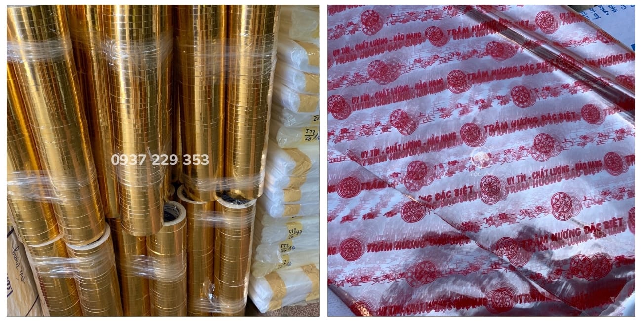 Mua Nguyên Liệu Làm Nhang Ở Đâu? Giấy bóng kính gói nhang giá sỉ