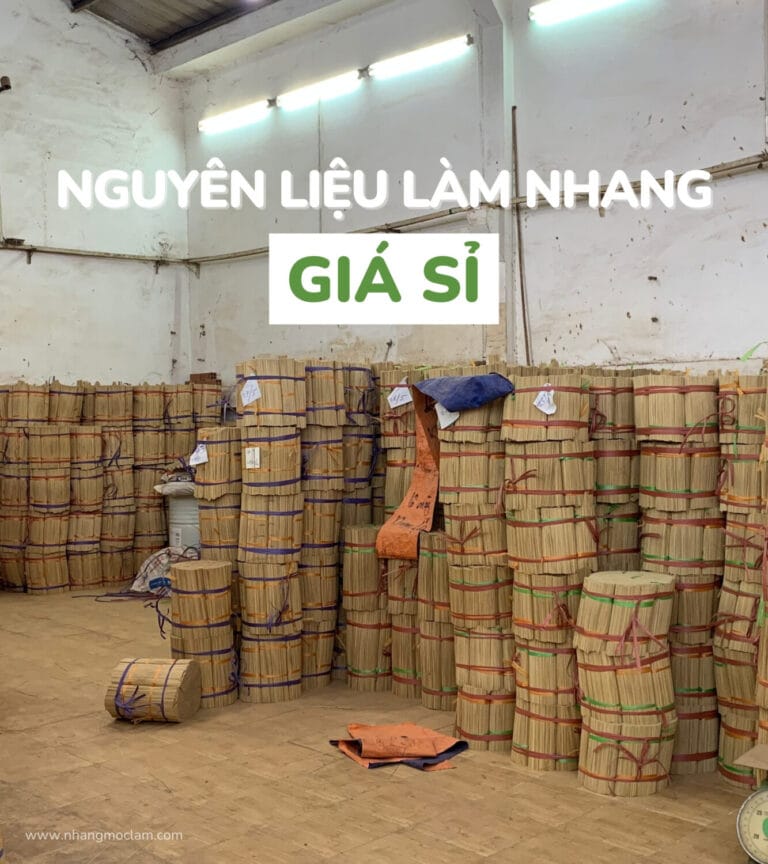Mua nguyên liệu làm nhang giá sỉ ở đâu?