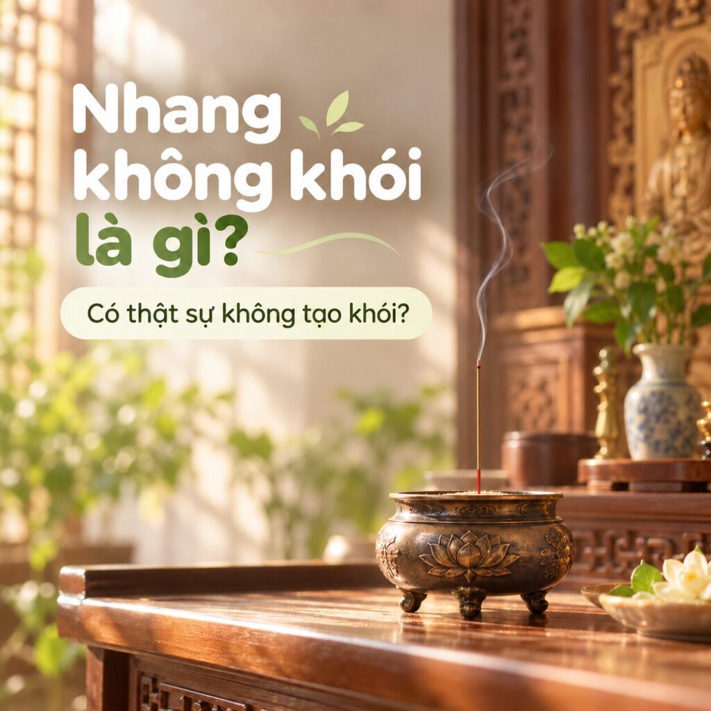Nhang không khói là gì? Có thật sự không tạo khói?