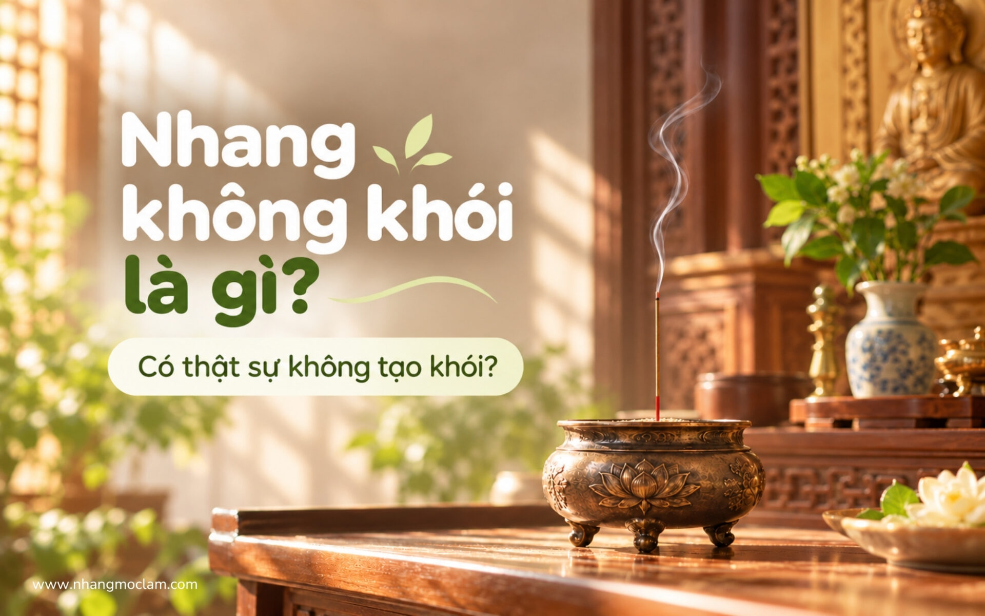 Nhang không khói là gì? Có thật sự không tạo khói?