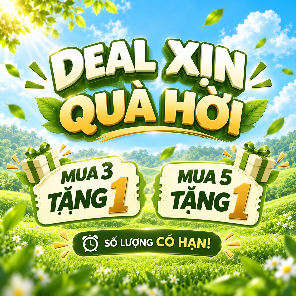 Deal xịn nhang sạch có hạn từ Mộc Lâm